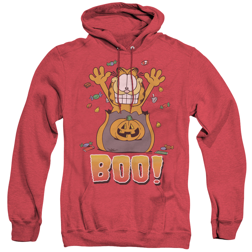 Garfield Boo! - Heather Pullover Hoodie Heather Pullover Hoodie Garfield   