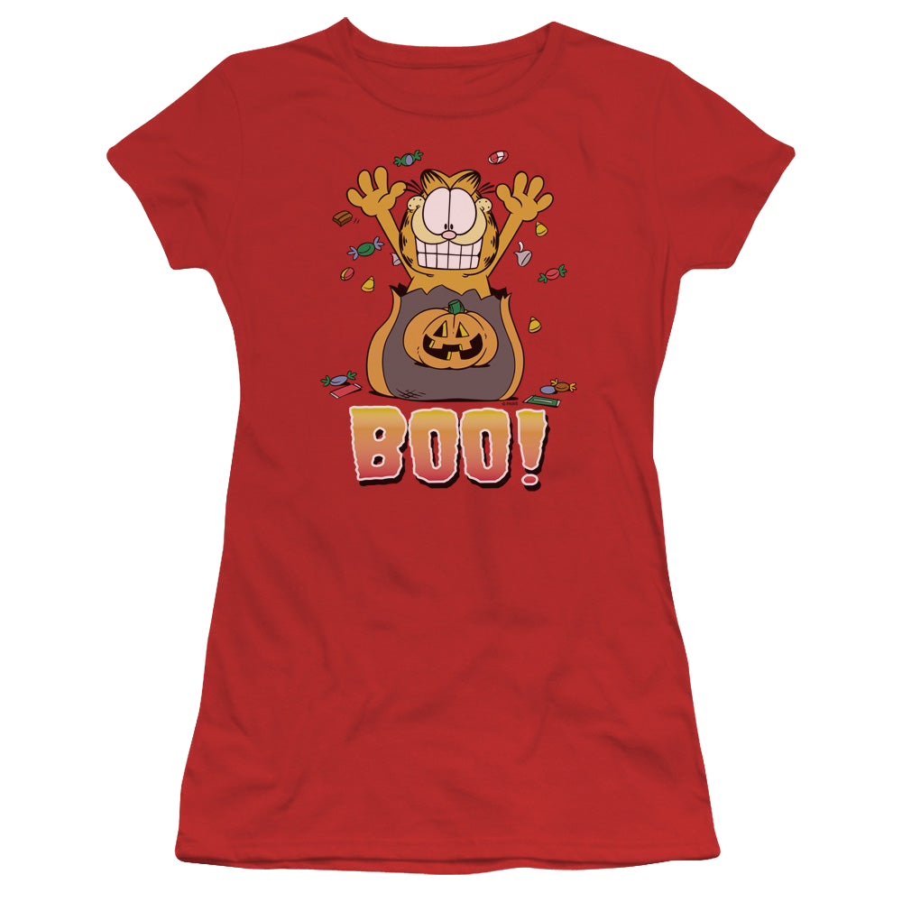 Garfield Boo! - Juniors T-Shirt Juniors T-Shirt Garfield   