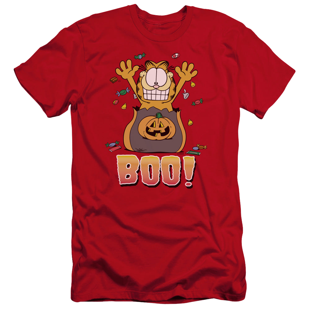 Garfield Boo! - Men's Premium Slim Fit T-Shirt Men's Premium Slim Fit T-Shirt Garfield   