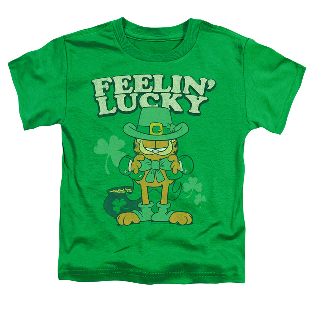 Garfield Feelin Lucky - Kid's T-Shirt Kid's T-Shirt (Ages 4-7) Garfield   