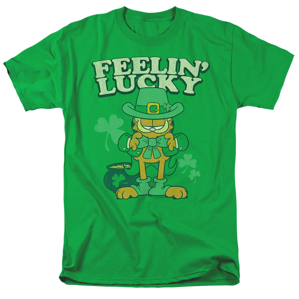 Garfield Feelin Lucky - Men's Regular Fit T-Shirt Men's Regular Fit T-Shirt Garfield   