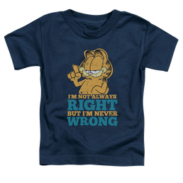 Garfield Never Wrong - Kid's T-Shirt Kid's T-Shirt (Ages 4-7) Garfield   