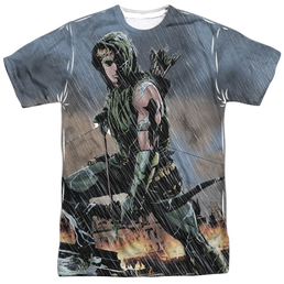 Green Arrow Rain - Men's All-Over Print T-Shirt Men's All-Over Print T-Shirt Green Arrow   