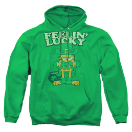Garfield Feelin Lucky - Pullover Hoodie Pullover Hoodie Garfield   