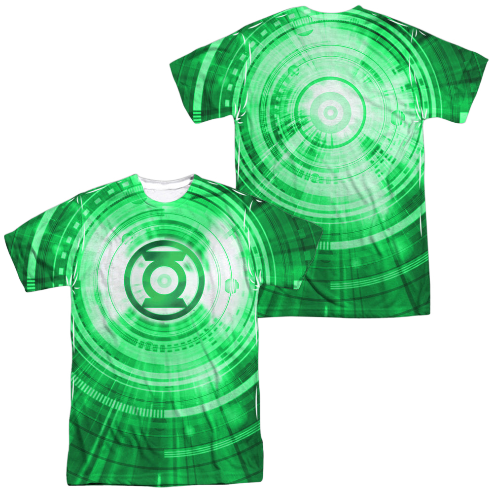 Green Lantern Radial (Front/Back Print) - Men's All-Over Print T-Shirt Men's All-Over Print T-Shirt Green Lantern   