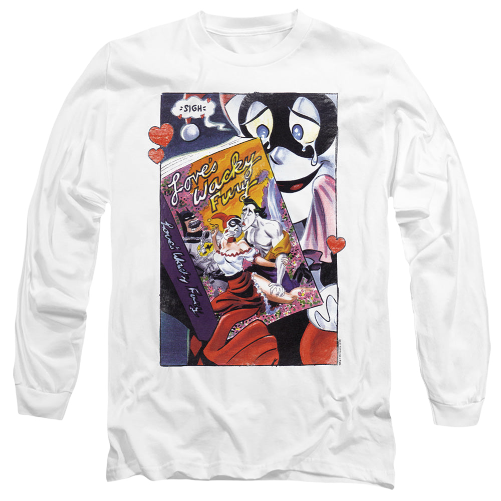 Harley Quinn Loves Wacky Fury - Men's Long Sleeve T-Shirt Men's Long Sleeve T-Shirt Harley Quinn   