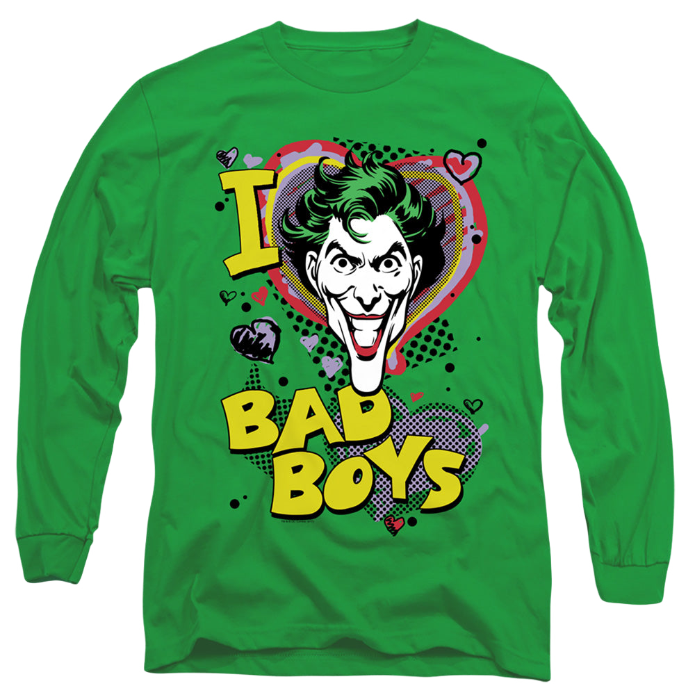 Joker, The I Heart Bad Boys 2 - Men's Long Sleeve T-Shirt Men's Long Sleeve T-Shirt Joker   