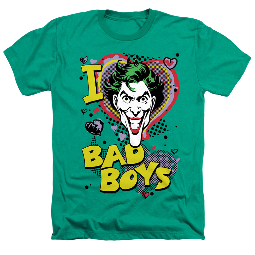 Joker, The I Heart Bad Boys 2 - Men's Heather T-Shirt Men's Heather T-Shirt Joker   
