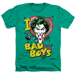 Joker, The I Heart Bad Boys 2 - Men's Heather T-Shirt Men's Heather T-Shirt Joker   