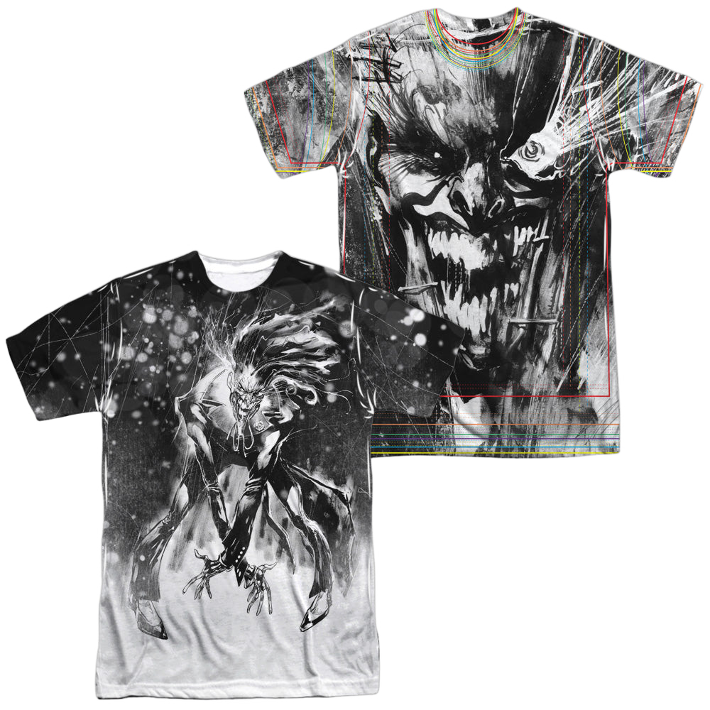 Joker, The Sketchy Joker (Front/Back Print) - Men's All-Over Print T-Shirt Men's All-Over Print T-Shirt Joker, The   