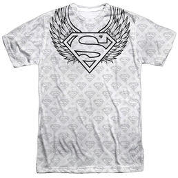 Superman Winged Shield Repeat - Men's All-Over Print T-Shirt Men's All-Over Print T-Shirt Superman   