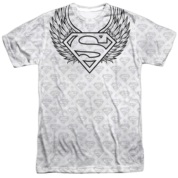 Superman Winged Shield Repeat - Men's All-Over Print T-Shirt Men's All-Over Print T-Shirt Superman   