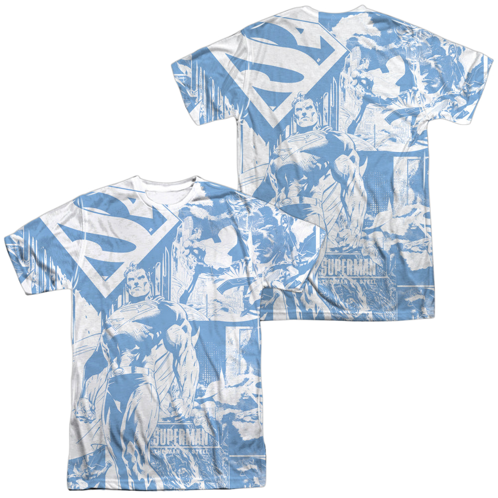 Superman Man Of Steel Collage - Men's All-Over Print T-Shirt Men's All-Over Print T-Shirt Superman   