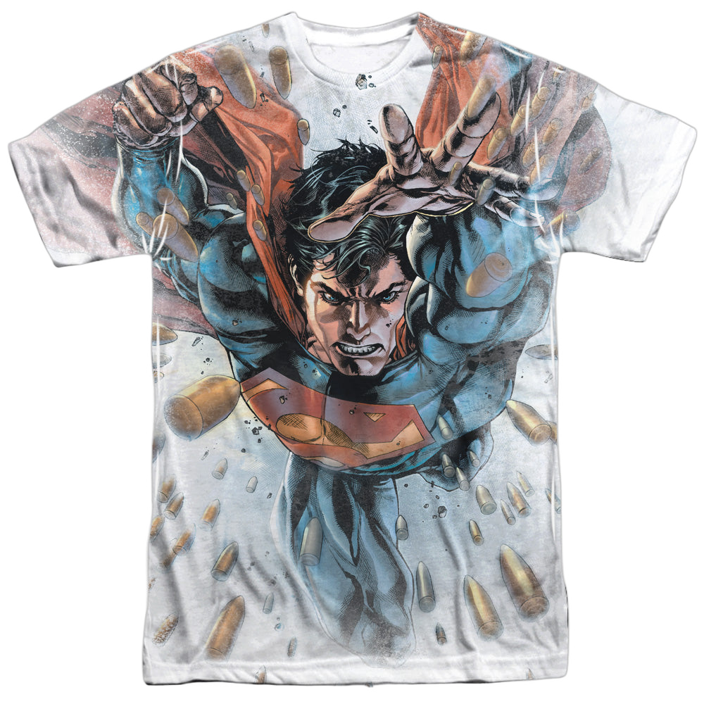 Superman Bullets In The Sky - Men's All-Over Print T-Shirt Men's All-Over Print T-Shirt Superman   