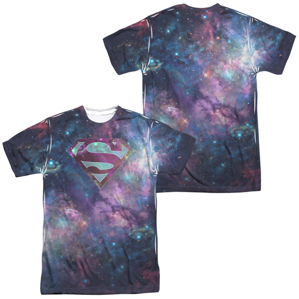Superman Spaced Out Logo (Front/Back Print) - Men's All-Over Print T-Shirt Men's All-Over Print T-Shirt Superman   
