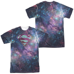 Superman Spaced Out Logo (Front/Back Print) - Men's All-Over Print T-Shirt Men's All-Over Print T-Shirt Superman   