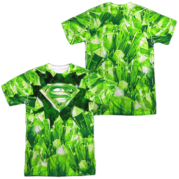 Superman Kryptonite Shield (Front/Back Print) - Men's All-Over Print T-Shirt Men's All-Over Print T-Shirt Superman   