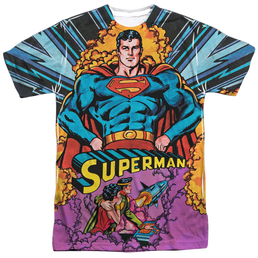 Superman Blast Off - Men's All-Over Print T-Shirt Men's All-Over Print T-Shirt Superman   