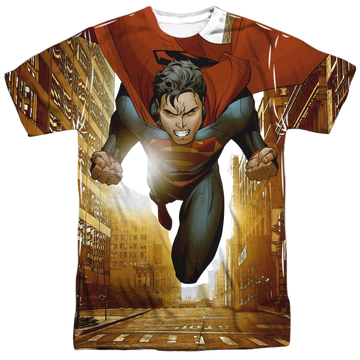 Superman Up Up City - Men's All-Over Print T-Shirt Men's All-Over Print T-Shirt Superman   