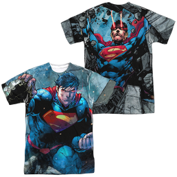 Superman Rumble (Front/Back Print) - Men's All-Over Print T-Shirt Men's All-Over Print T-Shirt Superman   