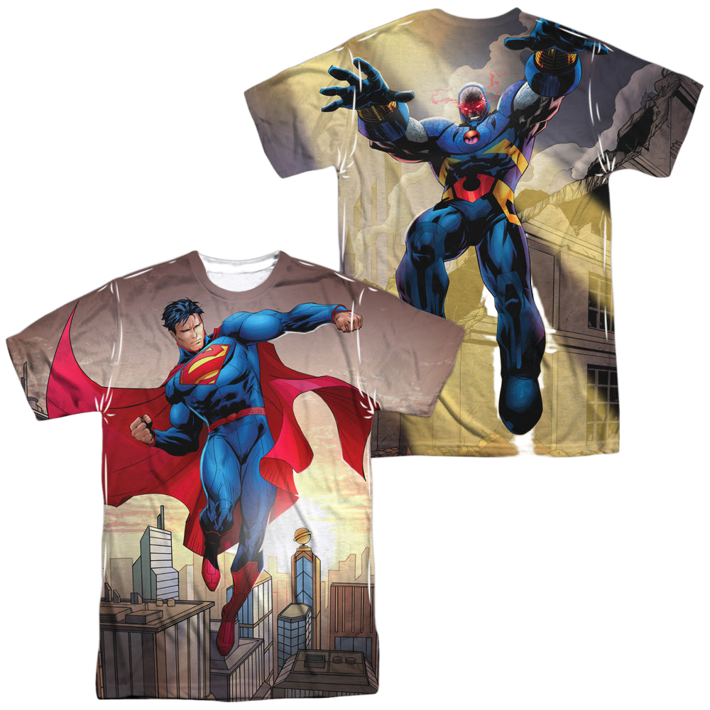 Superman Light And Darkseid (Front/Back Print) - Men's All-Over Print T-Shirt Men's All-Over Print T-Shirt Superman   