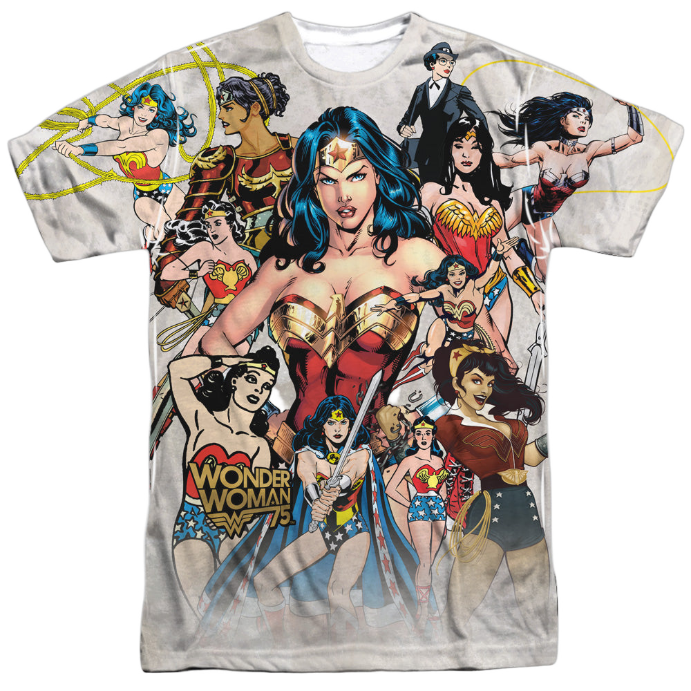 Wonder Woman 75Th Collage - Men's All-Over Print T-Shirt Men's All-Over Print T-Shirt Wonder Woman   