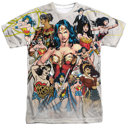 Wonder Woman 75Th Collage - Men's All-Over Print T-Shirt Men's All-Over Print T-Shirt Wonder Woman   