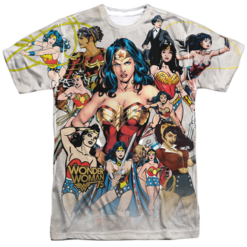 Wonder Woman 75Th Collage - Men's All-Over Print T-Shirt Men's All-Over Print T-Shirt Wonder Woman   