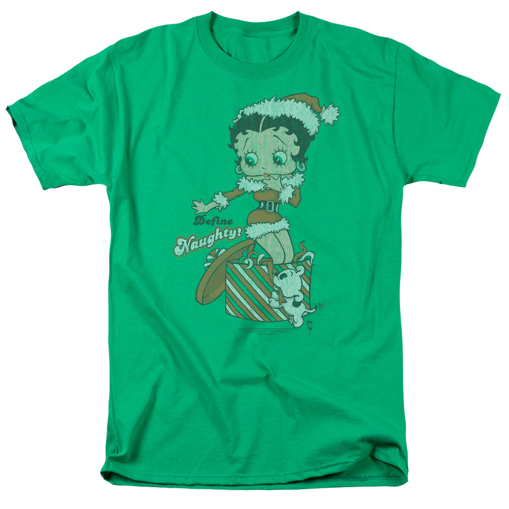 Betty Boop Define Naughty - Men's Regular Fit T-Shirt Men's Regular Fit T-Shirt Betty Boop   