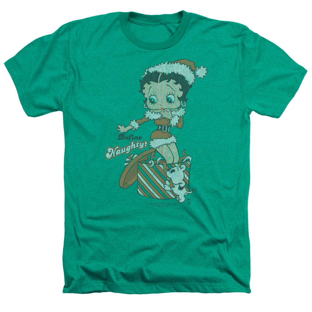 Betty Boop Define Naughty - Men's Heather T-Shirt Men's Heather T-Shirt Betty Boop   
