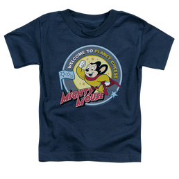 Mighty Mouse Planet Cheese - Kid's T-Shirt Kid's T-Shirt (Ages 4-7) Mighty Mouse   