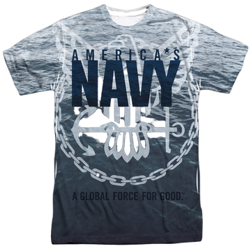 U.S. Navy Force For Good - Men's All-Over Print T-Shirt Men's All-Over Print T-Shirt U.S. Navy   