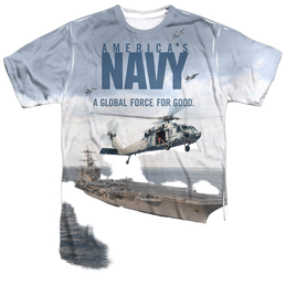 U.S. Navy Over And Under - Men's All-Over Print T-Shirt Men's All-Over Print T-Shirt U.S. Navy   