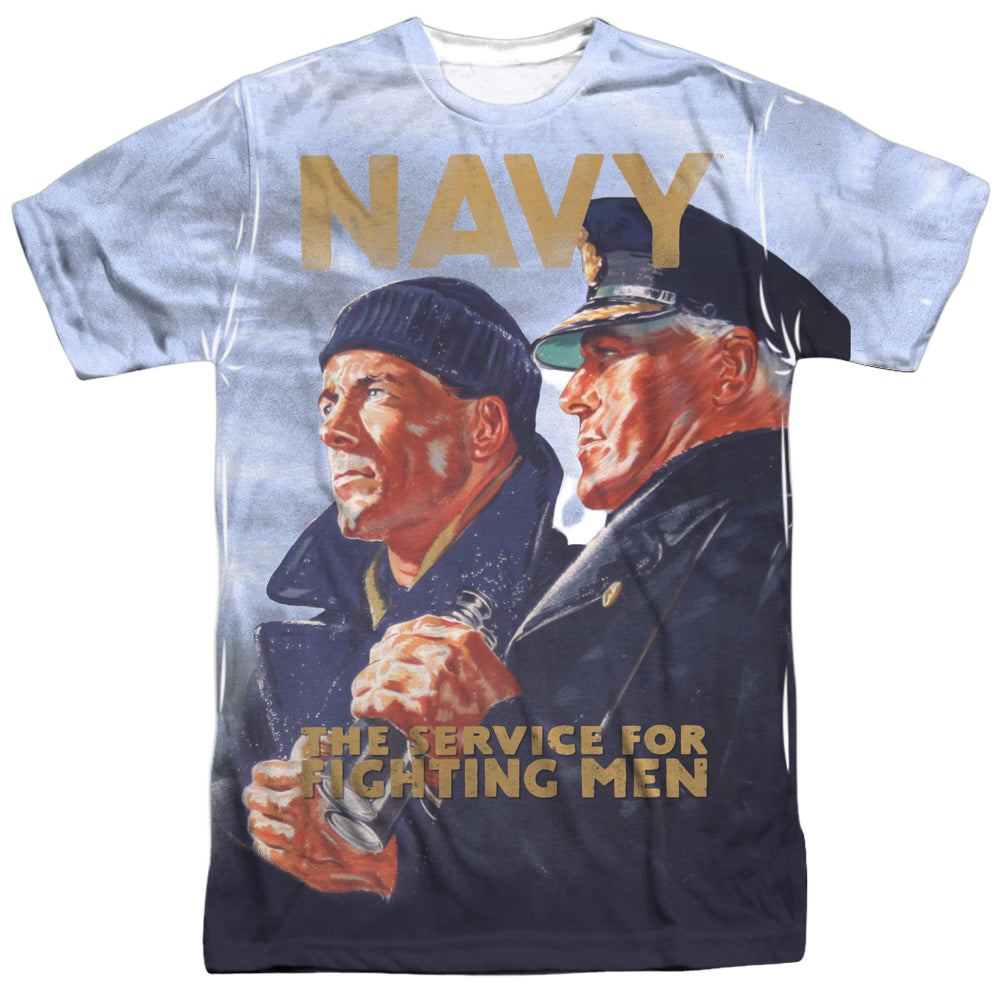 U.S. Navy Long Gaze - Men's All-Over Print T-Shirt Men's All-Over Print T-Shirt U.S. Navy   