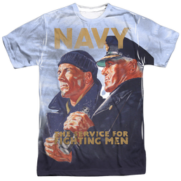 U.S. Navy Long Gaze - Men's All-Over Print T-Shirt Men's All-Over Print T-Shirt U.S. Navy   