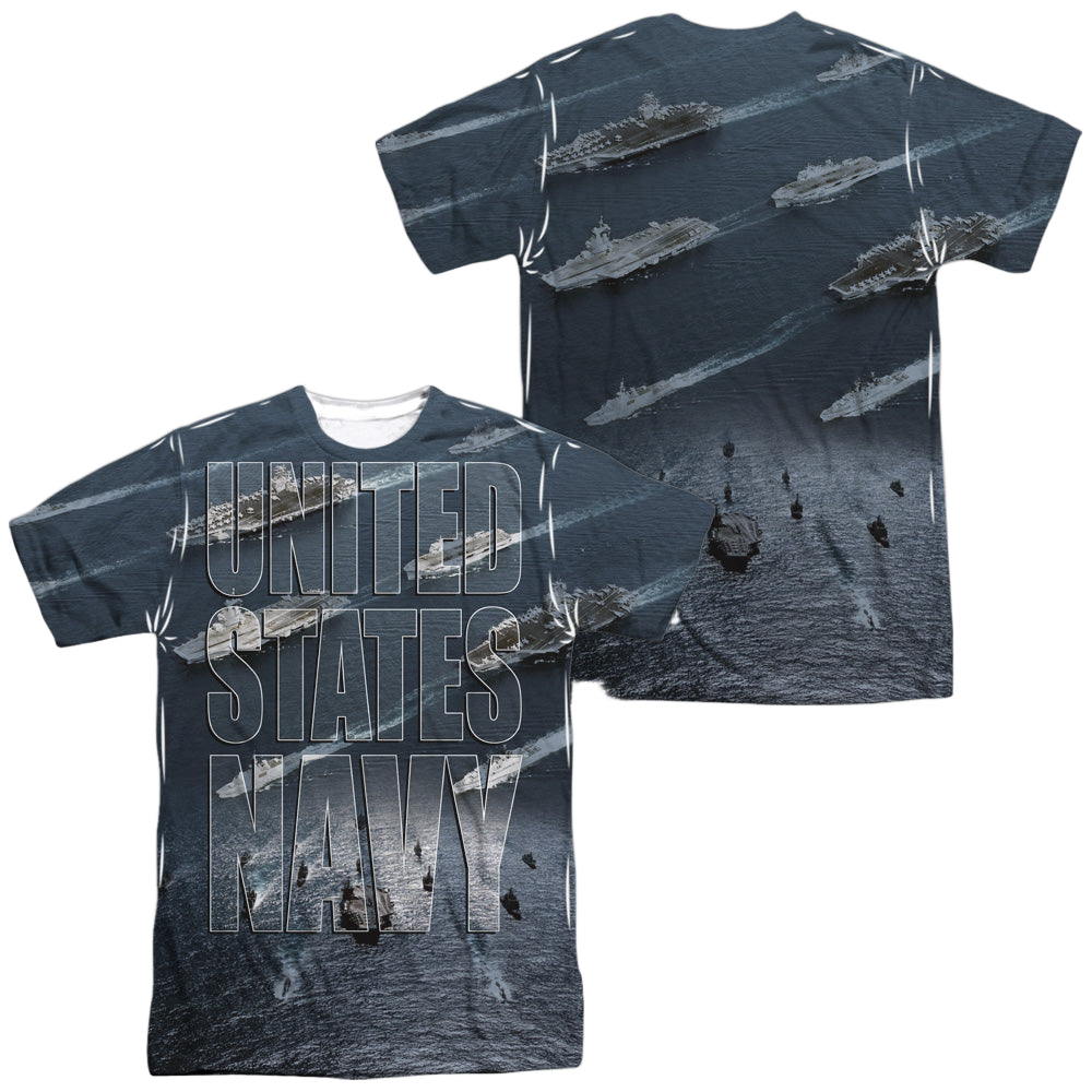 U.S. Navy Fleet (Front/Back Print) - Men's All-Over Print T-Shirt Men's All-Over Print T-Shirt U.S. Navy   