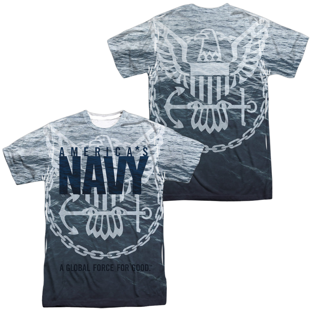 U.S. Navy Force For Good (Front/Back Print) - Men's All-Over Print T-Shirt Men's All-Over Print T-Shirt U.S. Navy   