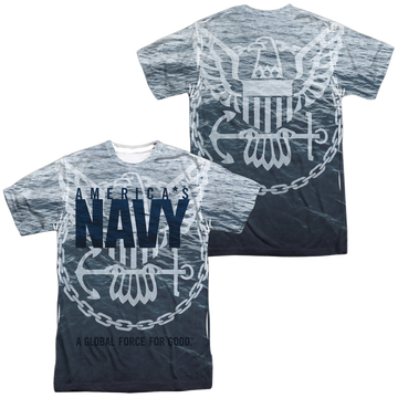 U.S. Navy Force For Good (Front/Back Print) - Men's All-Over Print T-Shirt Men's All-Over Print T-Shirt U.S. Navy   