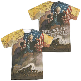 U.S. Army Vintage Poster (Front/Back Print) - Men's All-Over Print T-Shirt Men's All-Over Print T-Shirt U.S. Army   