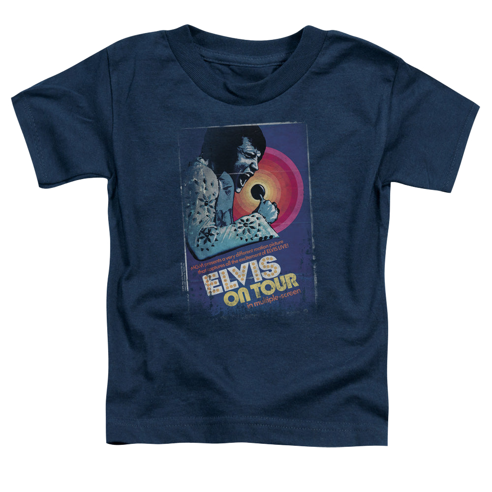 Elvis Presley On Tour Poster - Kid's T-Shirt Kid's T-Shirt (Ages 4-7) Elvis Presley   