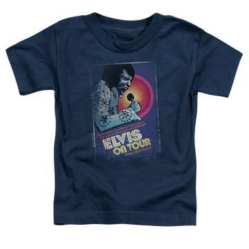 Elvis Presley On Tour Poster - Kid's T-Shirt Kid's T-Shirt (Ages 4-7) Elvis Presley   