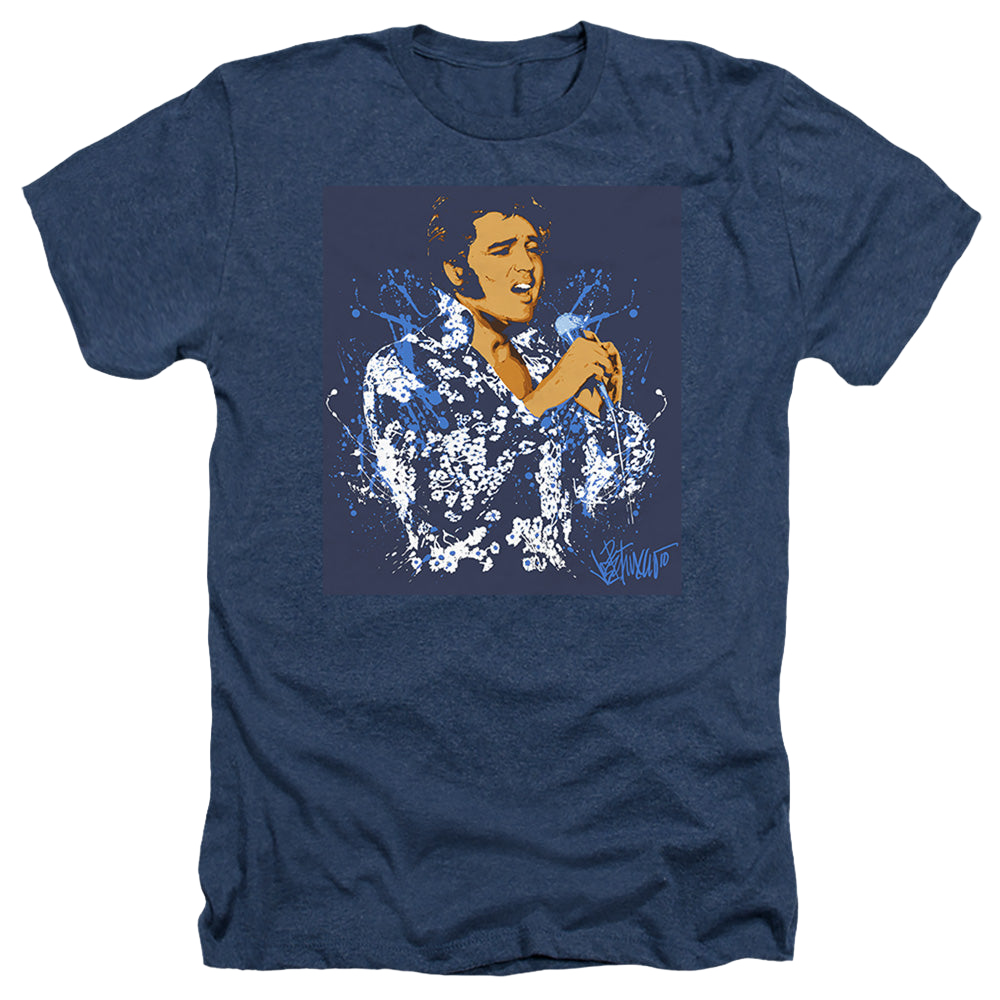 Elvis Presley That Look Floral - Men's Heather T-Shirt Men's Heather T-Shirt Elvis Presley   