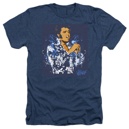 Elvis Presley That Look Floral - Men's Heather T-Shirt Men's Heather T-Shirt Elvis Presley   