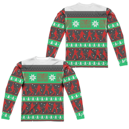 Elvis Presley Elvis Sweater (Front/Back Print) - Men's All-Over Print Long Sleeve Men's All-Over Print Long Sleeve Elvis Presley   