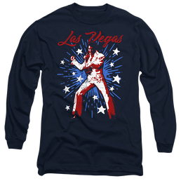Elvis Presley Vegas Superstar - Men's Long Sleeve T-Shirt Men's Long Sleeve T-Shirt Elvis Presley   