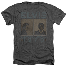 Elvis Presley Denver Mugshot - Men's Heather T-Shirt Men's Heather T-Shirt Elvis Presley   