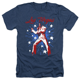 Elvis Presley Vegas Superstar - Men's Heather T-Shirt Men's Heather T-Shirt Elvis Presley   