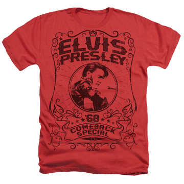 Elvis Presley Comeback men's all-over heather t-shirt