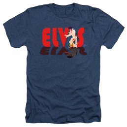 Elvis Presley Reflections Of Vegas - Men's Heather T-Shirt Men's Heather T-Shirt Elvis Presley   