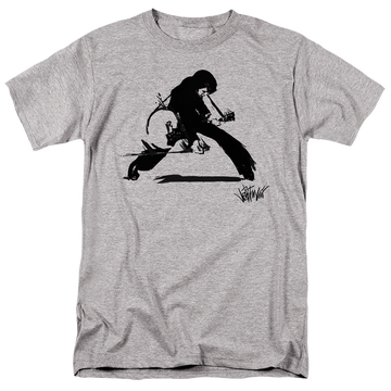 Athletic heather men's regular fit t-shirt with Elvis Presley Elvis Vegas graphic